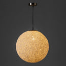 Lámpara de techo de fibra blanca