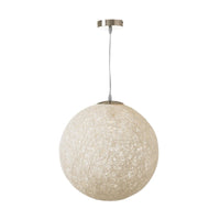 Lámpara de techo de fibra blanca