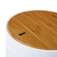 Papelera blanca de 5 litros