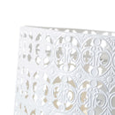 Lámpara de techo de metal blanca