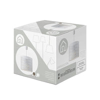 Lámpara de techo de metal blanca