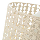 Lámpara de techo de metal beige