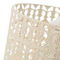 Lámpara de techo de metal beige