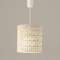 Lámpara de techo de metal beige