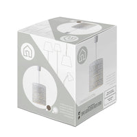 Lámpara de techo de metal beige