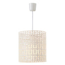 Lámpara de techo de metal beige