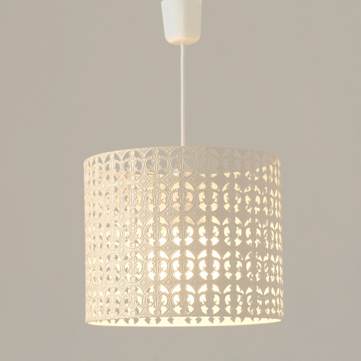 Lámpara de techo beige