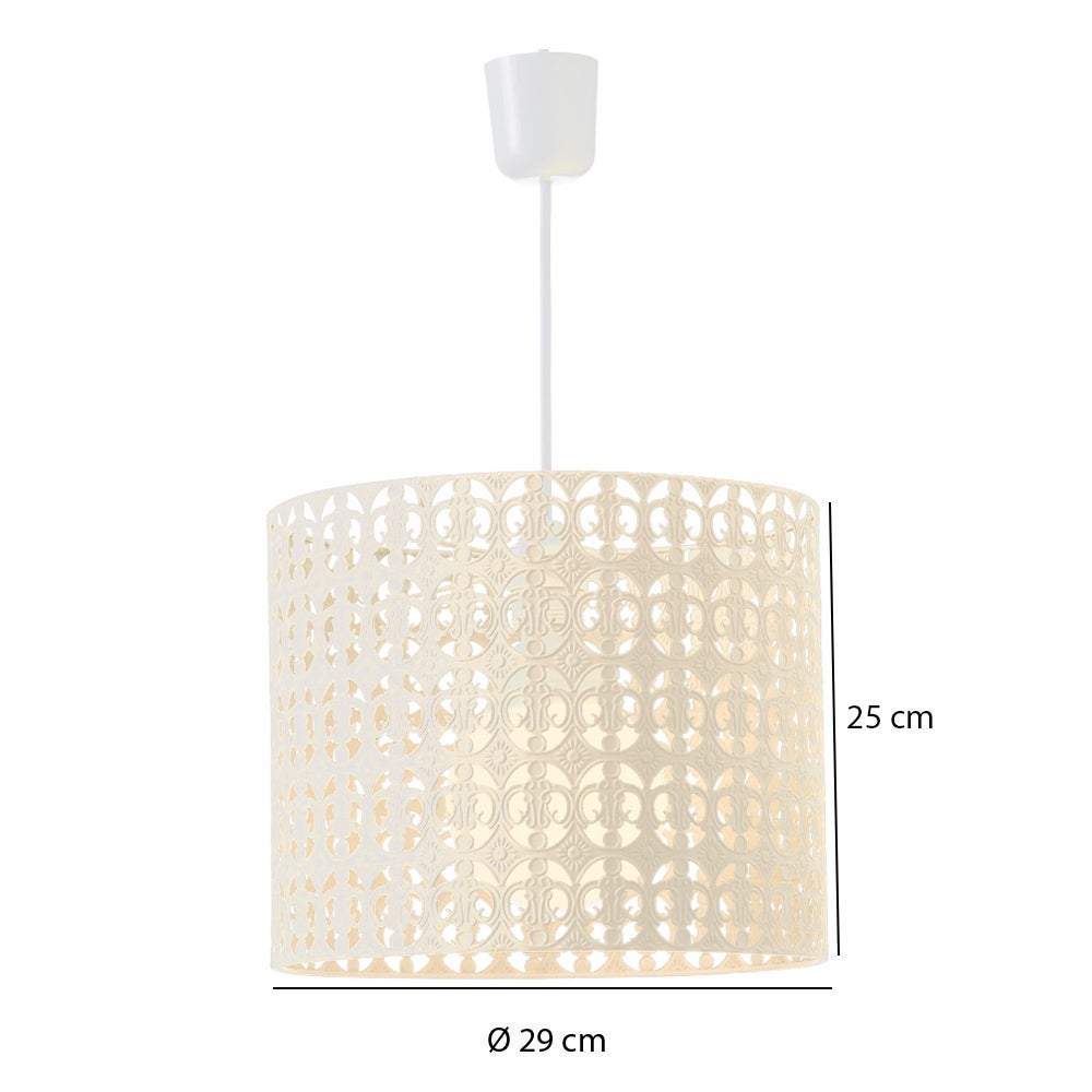 Lámpara de techo beige