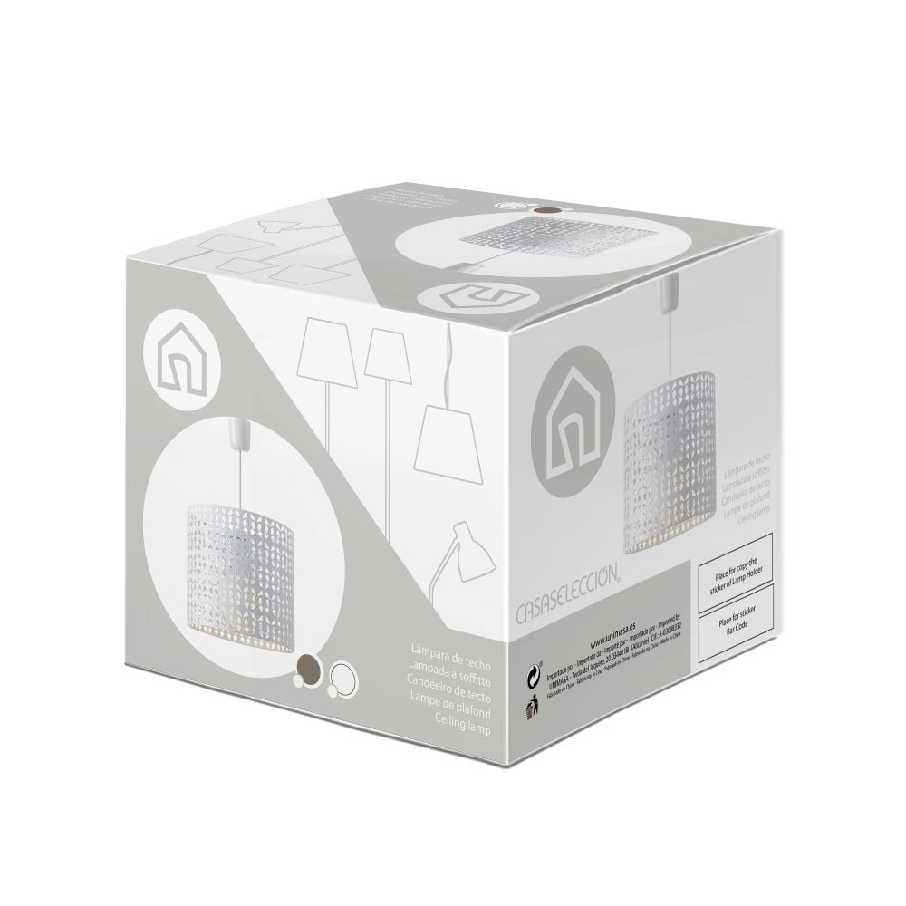 Lámpara de techo beige